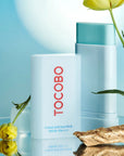 TOCOBO واقي شمس ستيك قطني مطفي بتركيبة ناعمة